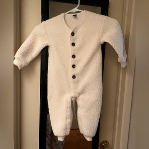 Old Navy Unisex Long-Sleeve Sherpa Button-Front Bodysuit for Baby